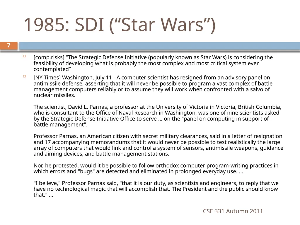 CSE 331 Software Design & Implementation software - slide 7 of 29