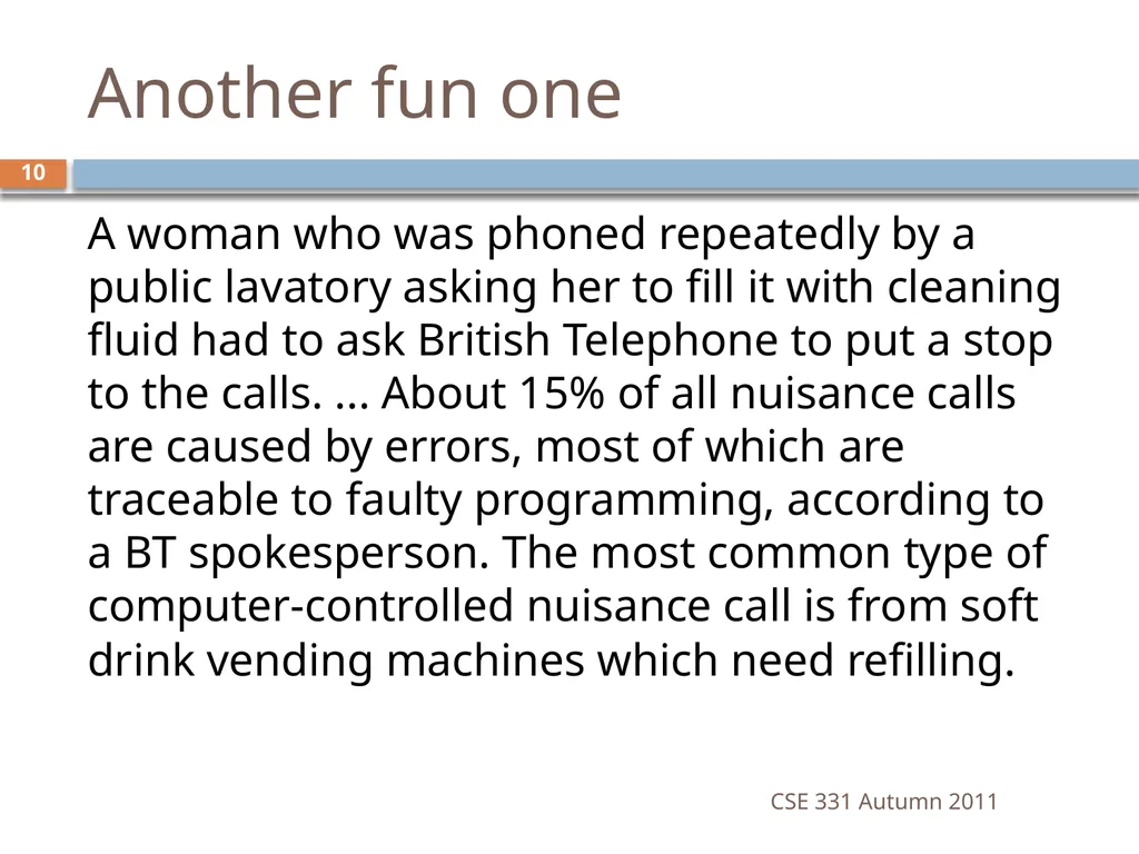 CSE 331 Software Design & Implementation software - slide 10 of 29