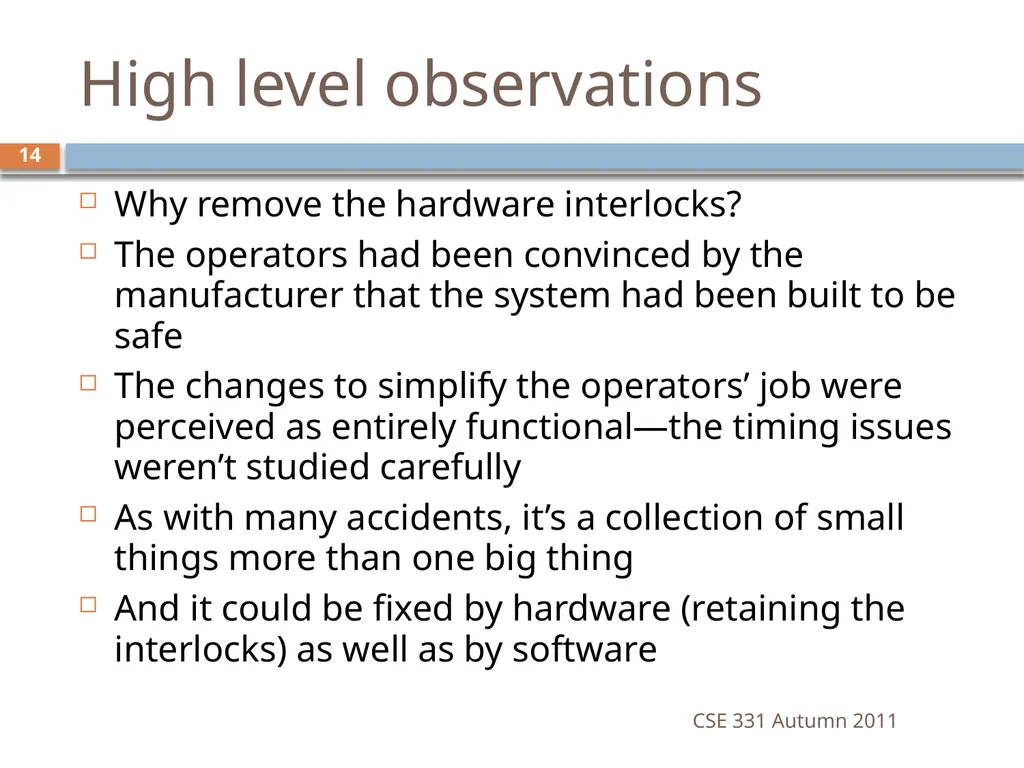 CSE 331 Software Design & Implementation software - slide 14 of 29