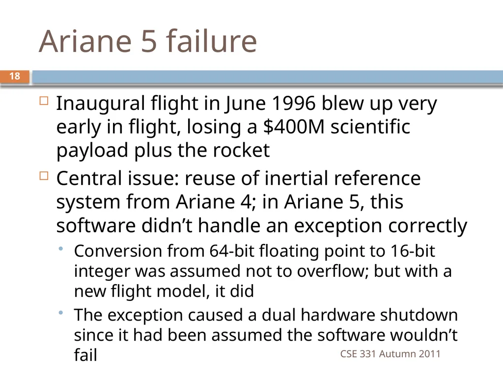 CSE 331 Software Design & Implementation software - slide 18 of 29
