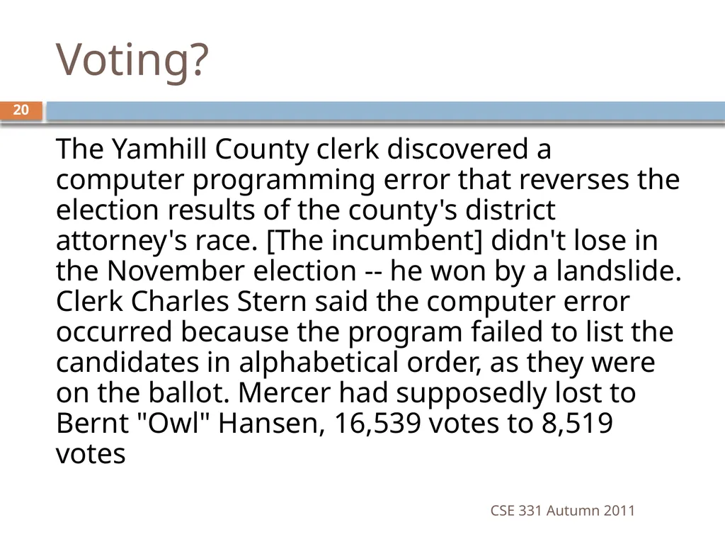 CSE 331 Software Design & Implementation software - slide 20 of 29