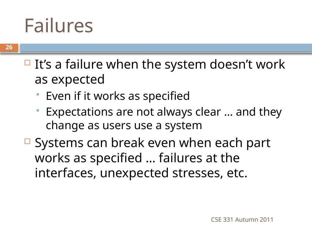CSE 331 Software Design & Implementation software - slide 26 of 29