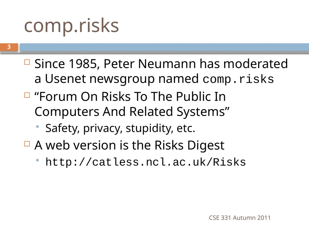 CSE 331 Software Design & Implementation software - slide 3 of 29