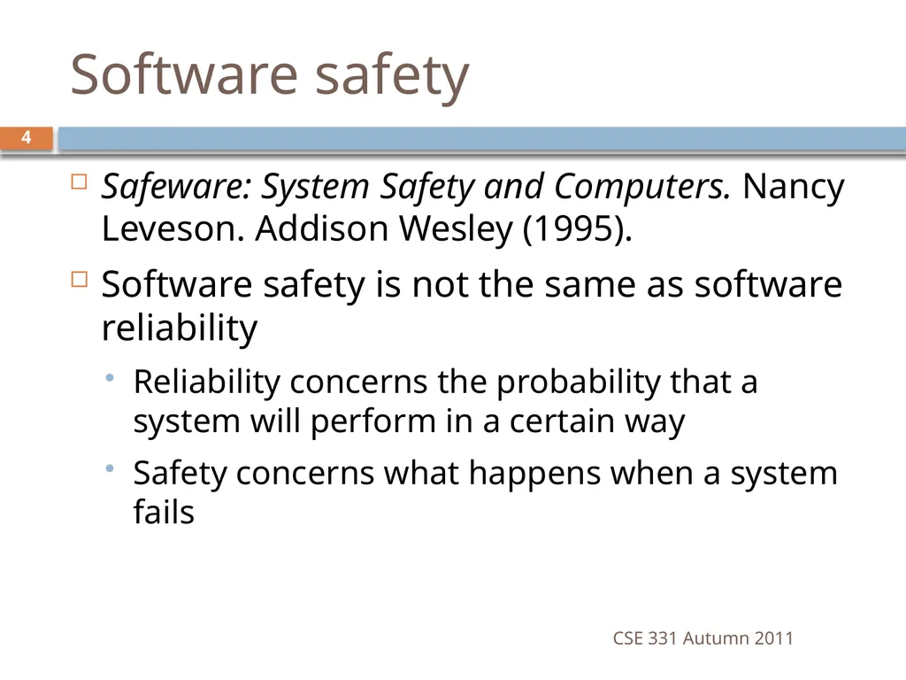 CSE 331 Software Design & Implementation software - slide 4 of 29