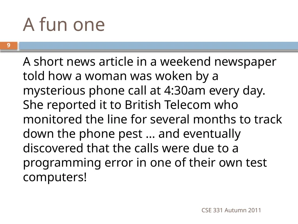 CSE 331 Software Design & Implementation software - slide 9 of 29