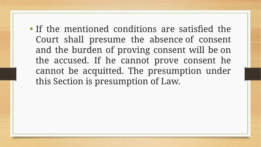 PRESUMPTIONS UNDER THE INDIAN EVIDENCE ACT, 1872 © - slide 28 of 45