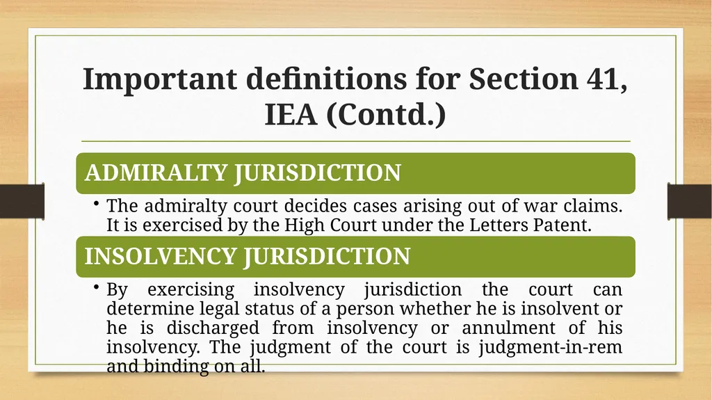 PRESUMPTIONS UNDER THE INDIAN EVIDENCE ACT, 1872 © - slide 34 of 45