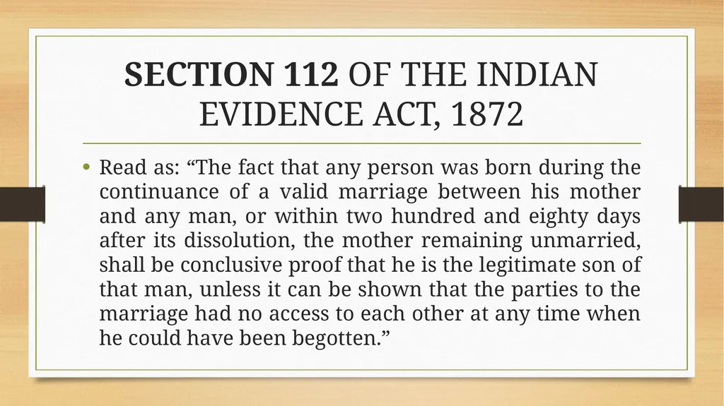 PRESUMPTIONS UNDER THE INDIAN EVIDENCE ACT, 1872 © - slide 36 of 45