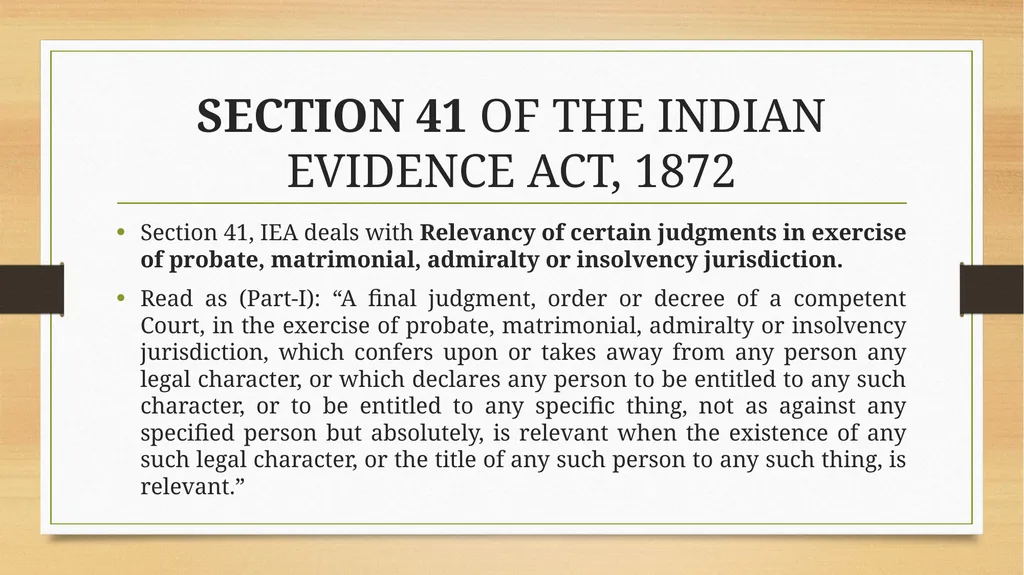 PRESUMPTIONS UNDER THE INDIAN EVIDENCE ACT, 1872 © - slide 30 of 45