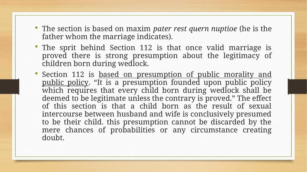 PRESUMPTIONS UNDER THE INDIAN EVIDENCE ACT, 1872 © - slide 37 of 45