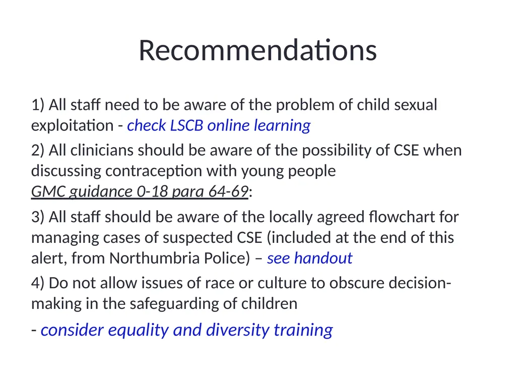 Child Safeguarding Update Dr David W Jones Named - slide 26 of 43