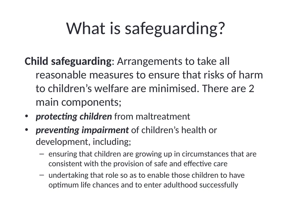 Child Safeguarding Update Dr David W Jones Named - slide 5 of 43
