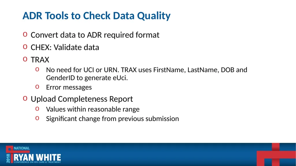 Data Institute: Improving ADR Data Quality and - slide 51 of 58