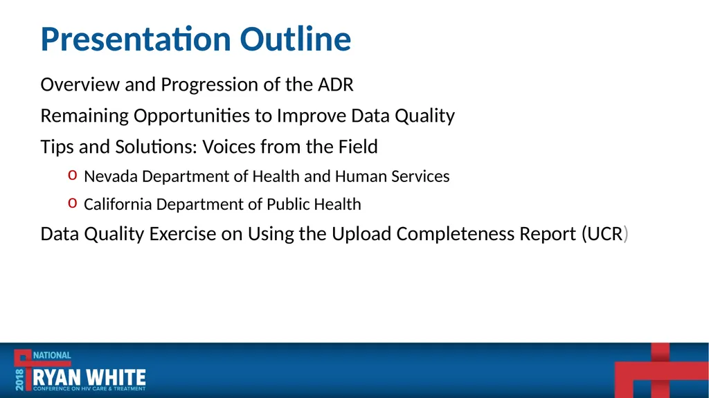 Data Institute: Improving ADR Data Quality and - slide 6 of 58