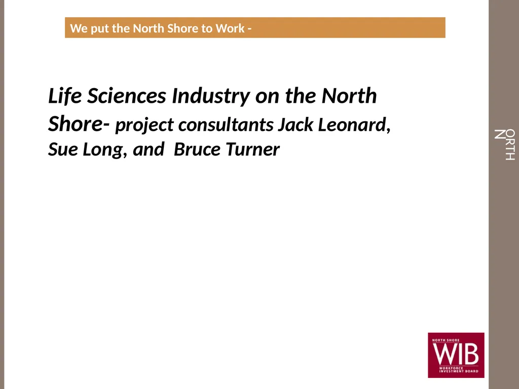 North Shore Workforce Investment Board Annual - slide 3 of 31