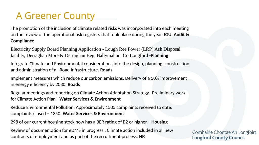 Progress Report Paddy Mahon – December 2022 A - slide 8 of 12