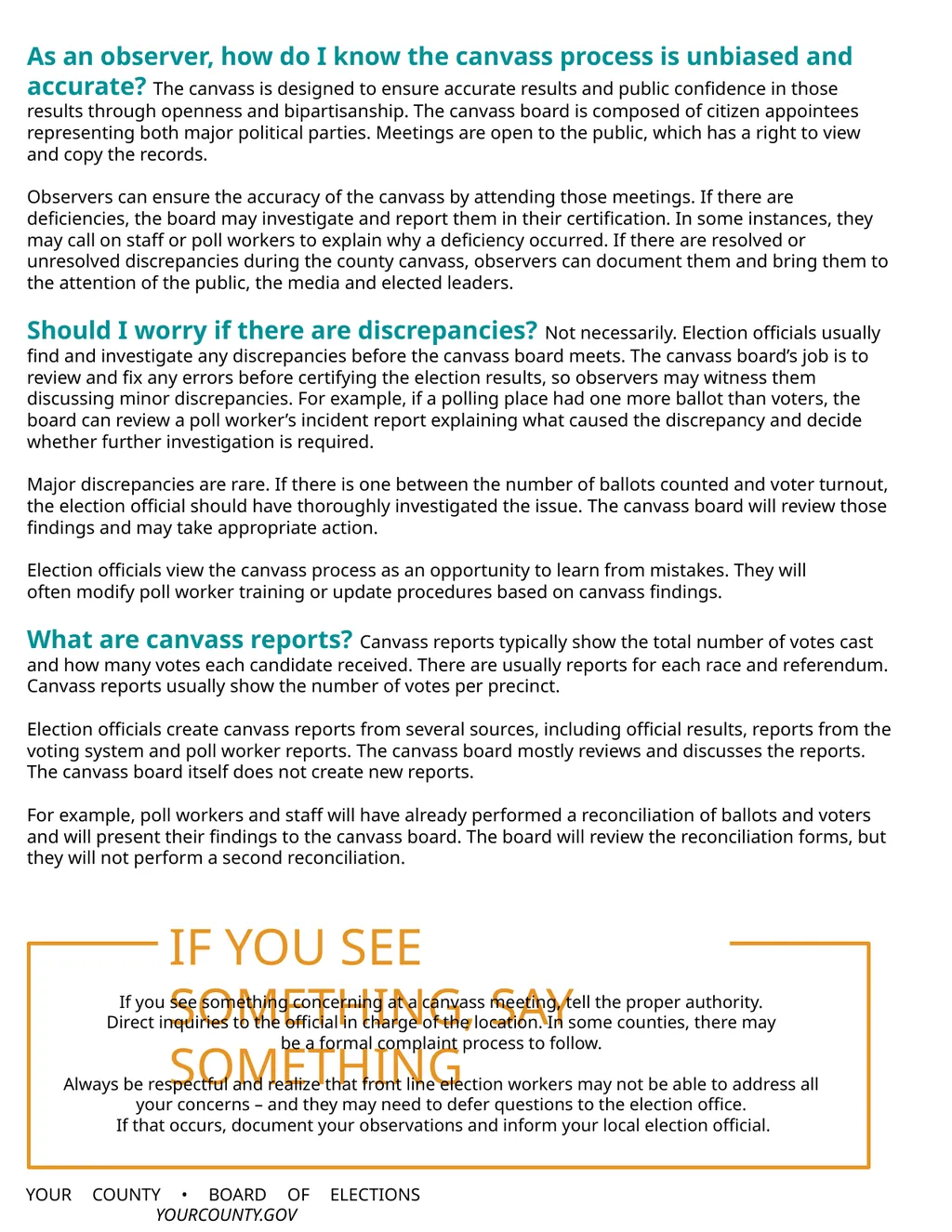 What is a canvass? The canvass is a meeting held - slide 2 of 2