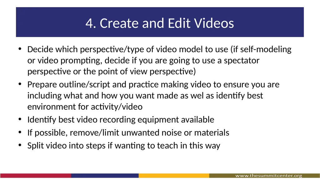 Video Modeling What Is Video Modeling? A way to - slide 24 of 27