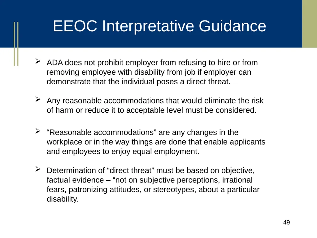 Medical Marijuana Update Workplace Issues/ Update - slide 49 of 54
