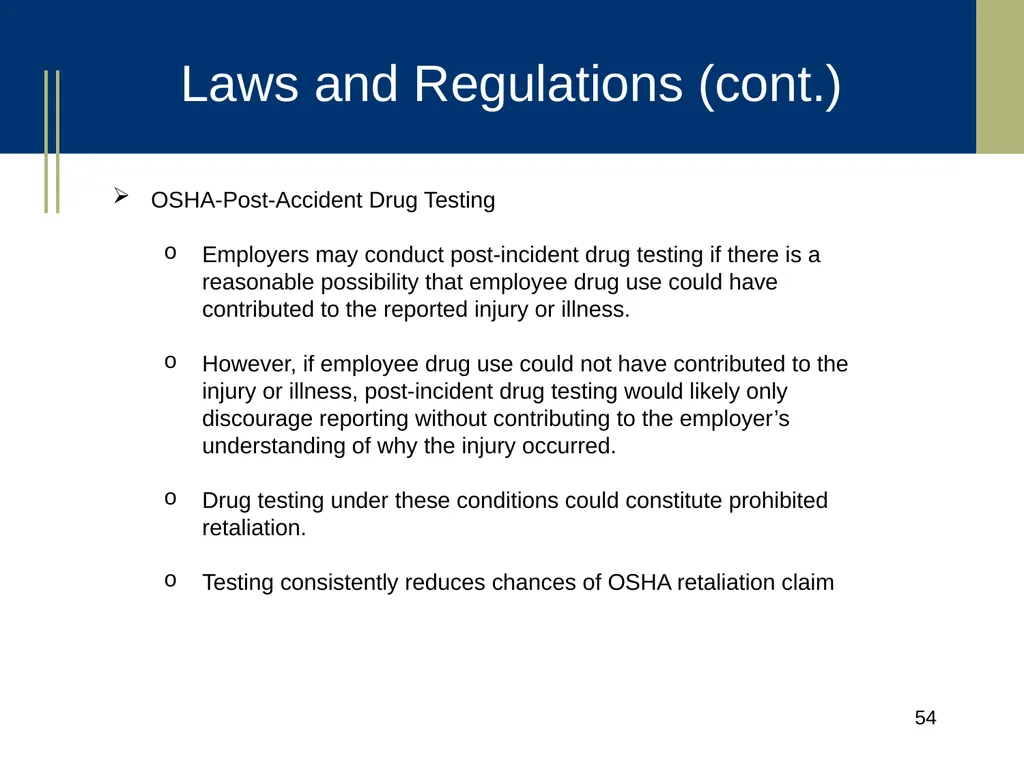 Medical Marijuana Update Workplace Issues/ Update - slide 54 of 54