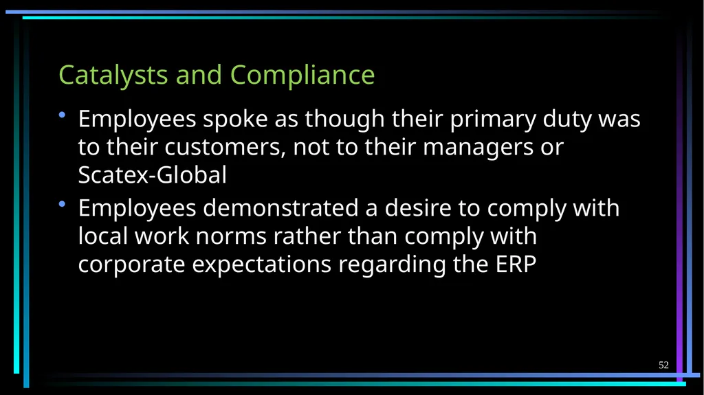 1 FB5003-2 Enterprise Resource Planning (ERP): - slide 52 of 67