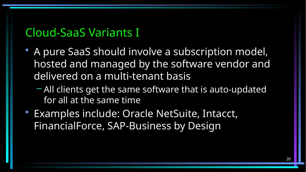 1 FB5003-2 Enterprise Resource Planning (ERP): - slide 26 of 67
