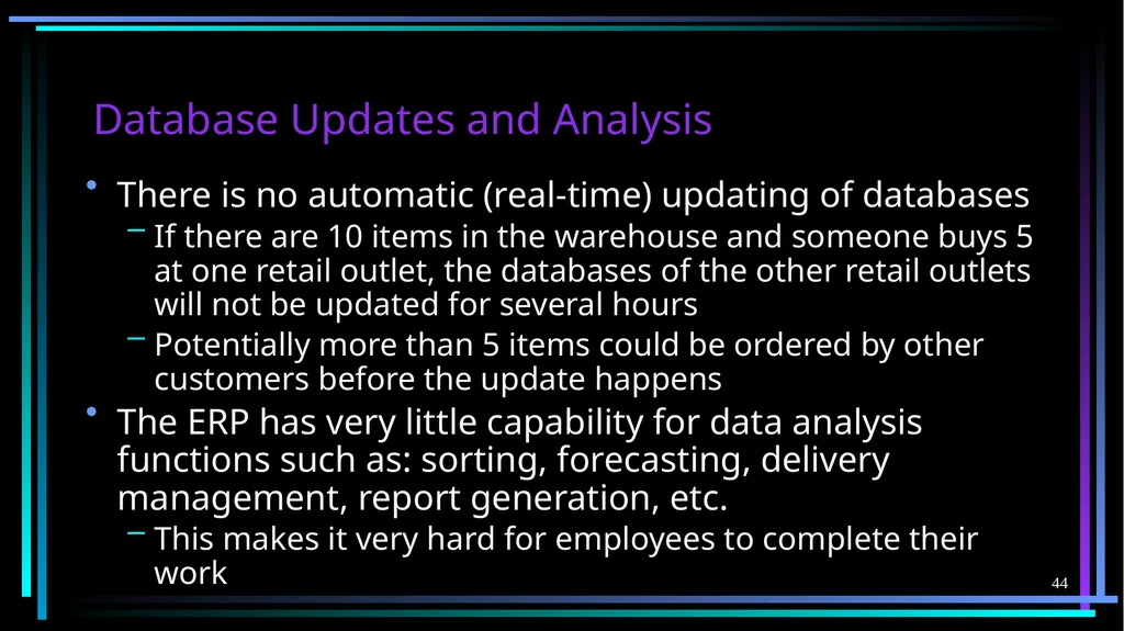1 FB5003-2 Enterprise Resource Planning (ERP): - slide 44 of 67