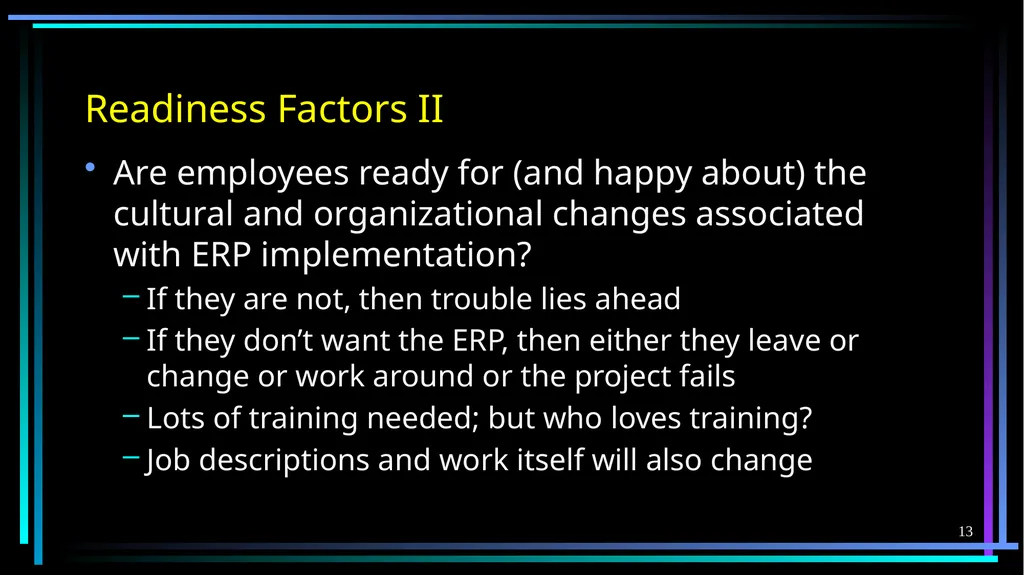 1 FB5003-2 Enterprise Resource Planning (ERP): - slide 13 of 67