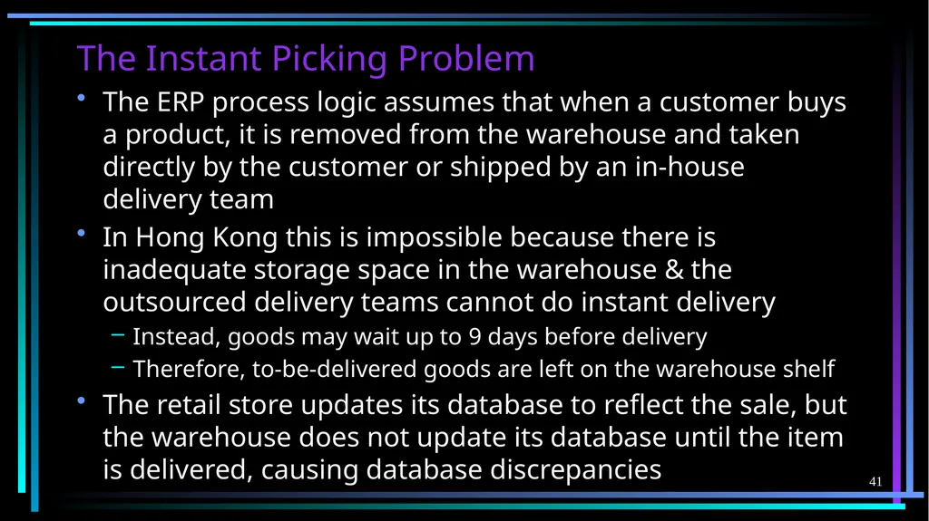 1 FB5003-2 Enterprise Resource Planning (ERP): - slide 41 of 67