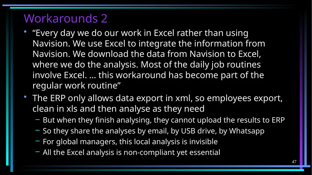 1 FB5003-2 Enterprise Resource Planning (ERP): - slide 47 of 67