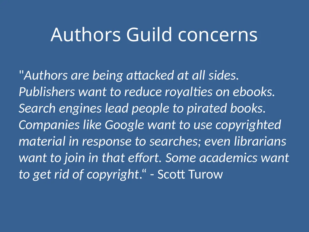 Copyright Law & Policy: Advocating for Libraries - slide 13 of 22