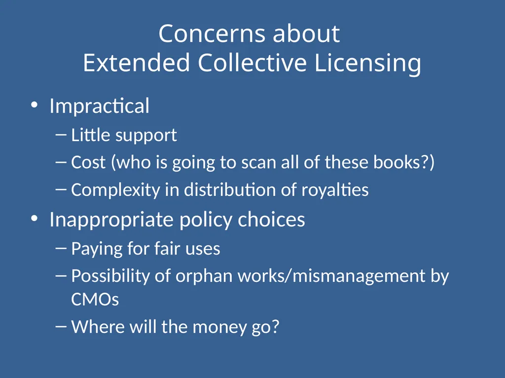 Copyright Law & Policy: Advocating for Libraries - slide 15 of 22