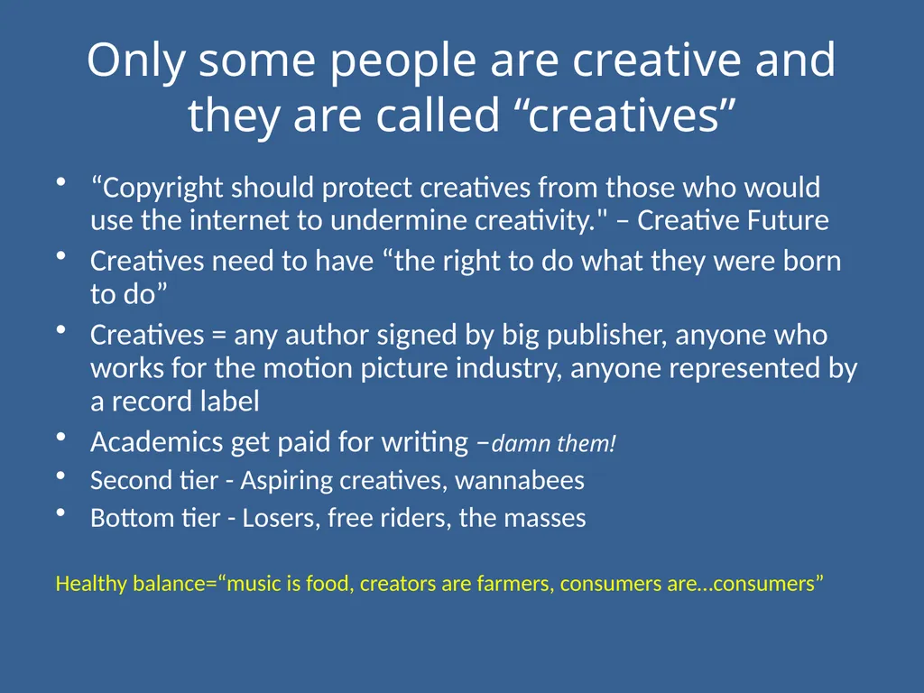Copyright Law & Policy: Advocating for Libraries - slide 11 of 22
