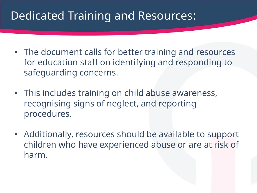 Safeguarding children, young people Working - slide 27 of 36