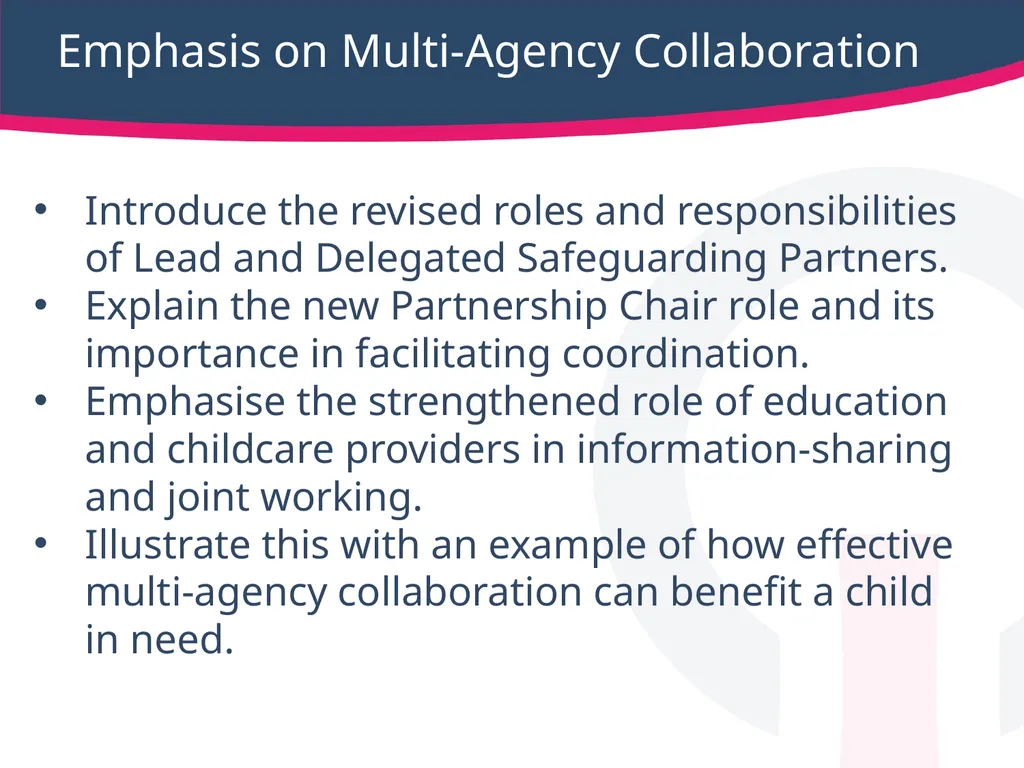Safeguarding children, young people Working - slide 15 of 36