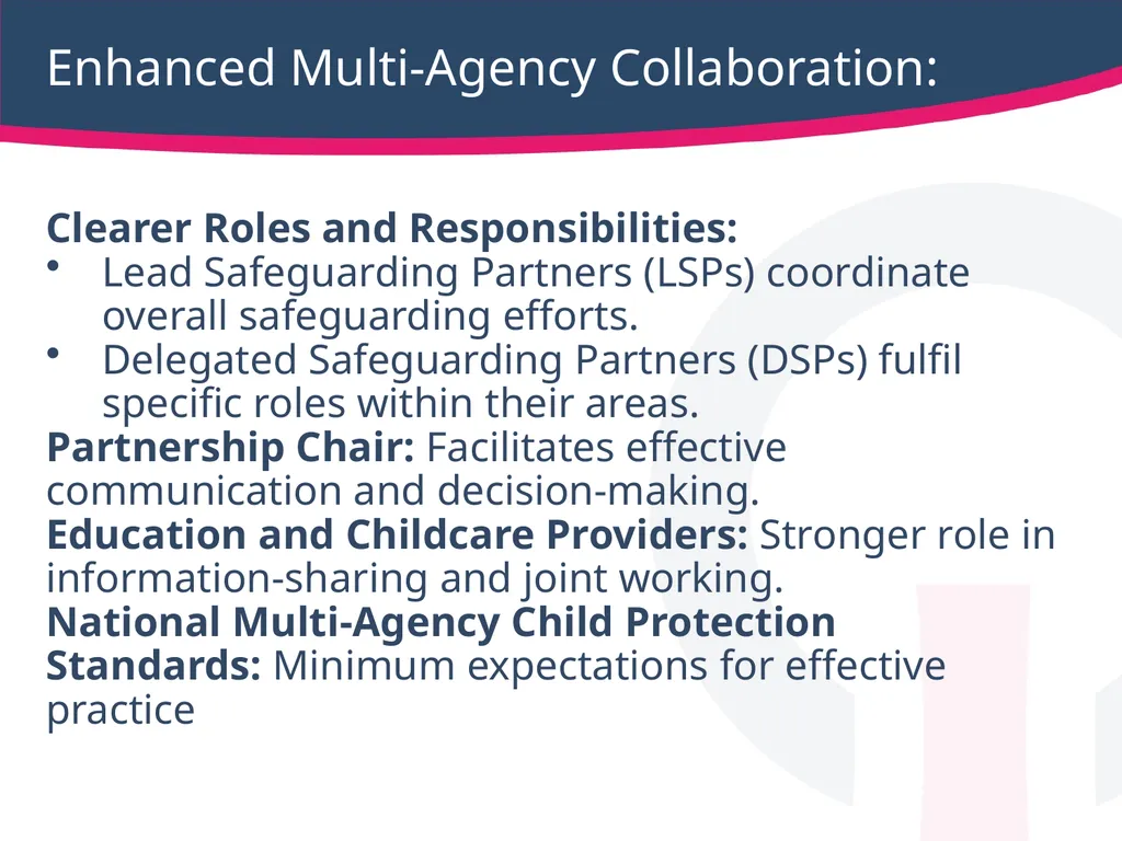 Safeguarding children, young people Working - slide 16 of 36