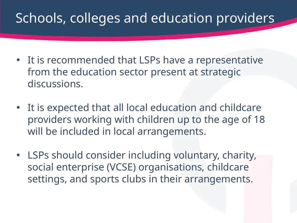 Safeguarding children, young people Working - slide 19 of 36