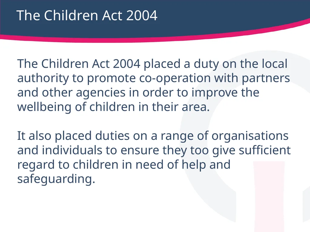 Safeguarding children, young people Working - slide 10 of 36