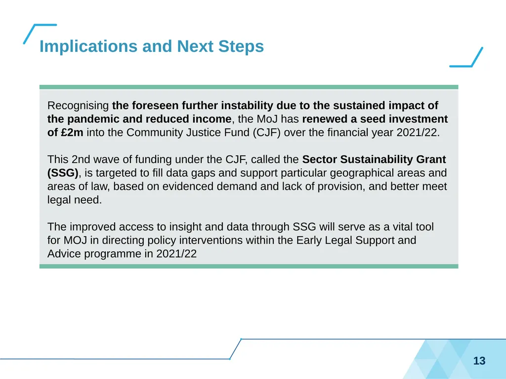 COVID-19 Specialist Advice Service Scheme (CSASS) - slide 13 of 17