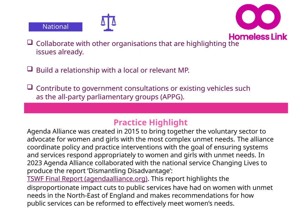 Tips from the frontline Influencing for Change Why - slide 6 of 14