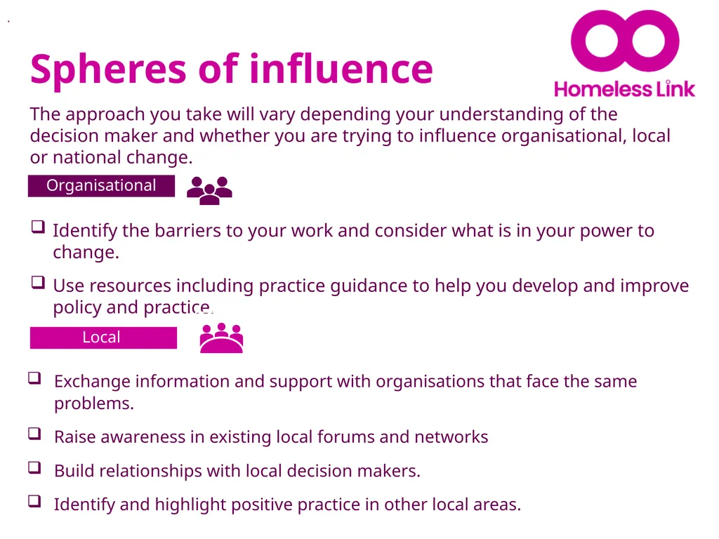 Tips from the frontline Influencing for Change Why - slide 5 of 14