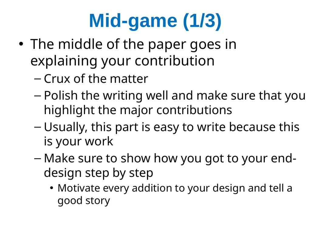 How Not to Get Your Paper Rejected Mainak - slide 7 of 13