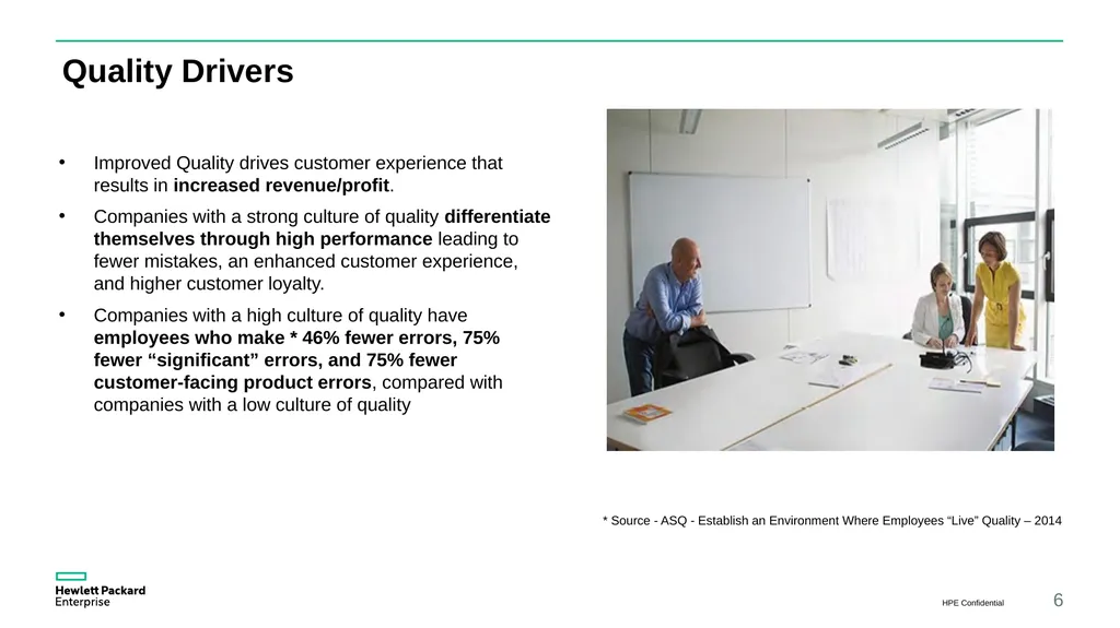 CQI Conference Wider horizons developing, - slide 6 of 21