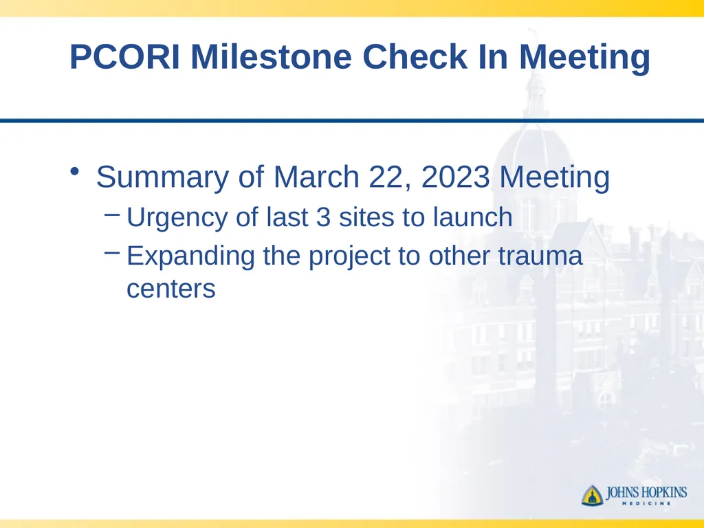 CLOTT 3 April 2023 Monthly Meeting “Implementing - slide 3 of 33