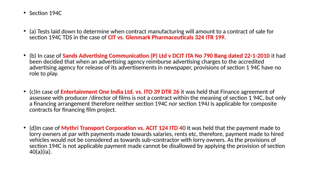 Recent changes in Tax Deducted at Source and Tax - slide 21 of 66