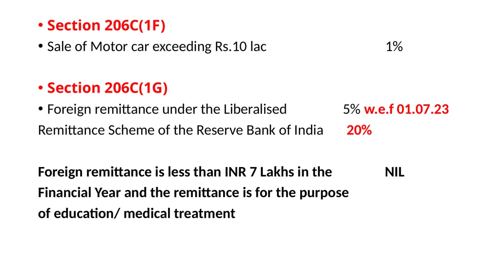 Recent changes in Tax Deducted at Source and Tax - slide 5 of 66