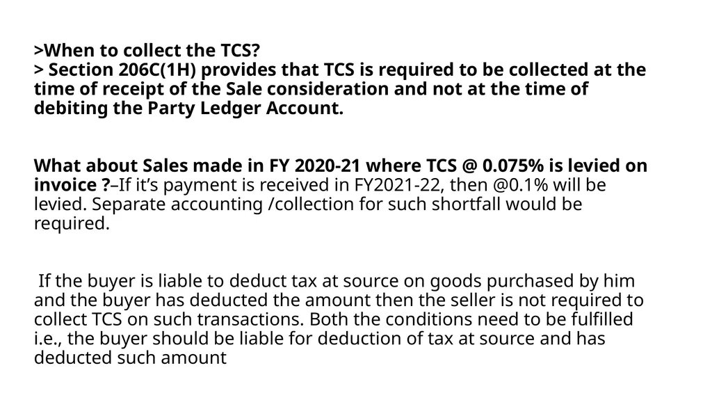 Recent changes in Tax Deducted at Source and Tax - slide 58 of 66