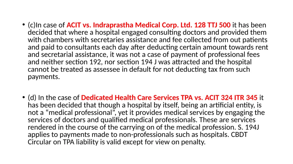 Recent changes in Tax Deducted at Source and Tax - slide 33 of 66