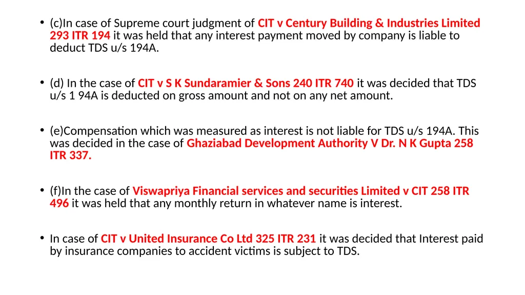 Recent changes in Tax Deducted at Source and Tax - slide 19 of 66