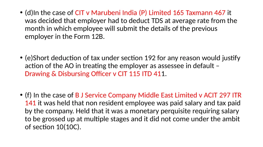 Recent changes in Tax Deducted at Source and Tax - slide 17 of 66